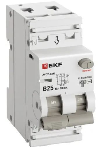 фото Автомат дифференциальный EKF D63N26E25B10 в Казани