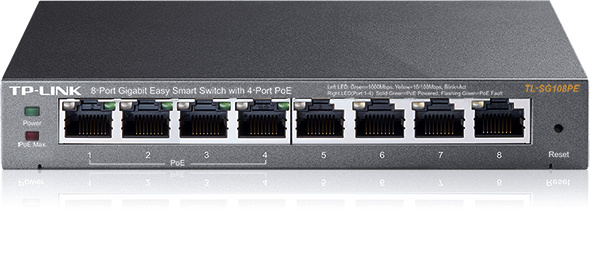 фото Коммутатор PoE TP-LINK TL-SG108PE в Казани