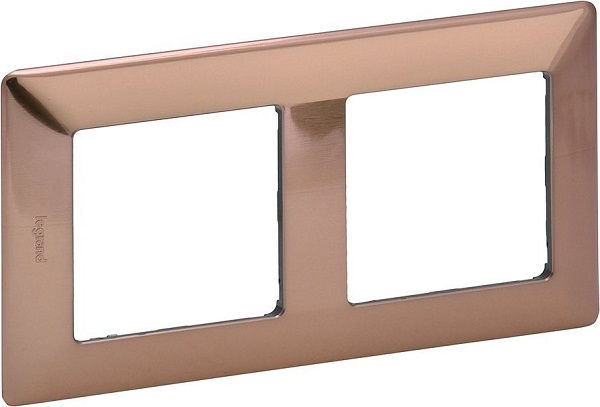 

Рамка Legrand 754162 Valena LIFE, 2-ая, медь, 754162