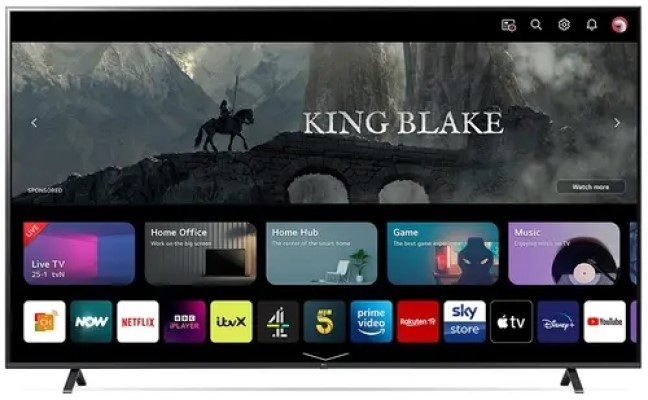 Телевизор LED LG 86UR78006LB.ARUB 86", черный 4K Ultra HD 50Hz DVB-T DVB-T2 DVB-C DVB-S DVB-S2 USB WiFi Smart TV (RUS)