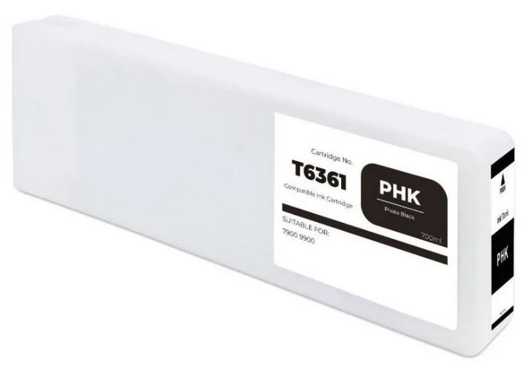 

Картридж SuperFine T6361 для Epson Stylus Pro-7700/7890/79/9700/9890/9900 700ml Photo Black, T6361