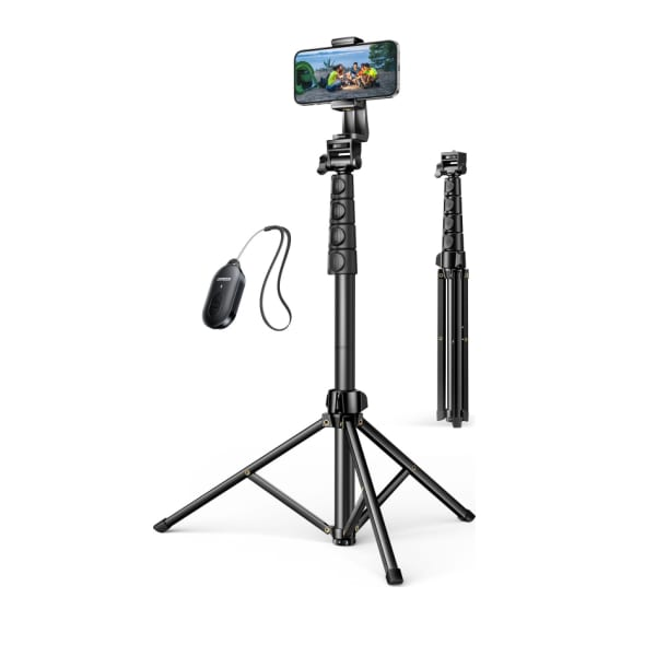 

Трипод UGREEN LP680 15609_ 1.7m With Bluetooth Remote For selfie Livestream. Цвет: черный, LP680