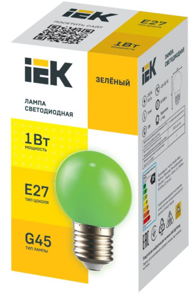 фото Лампа светодиодная IEK LLE-G45-1-230-G-E27 в Ростове-на-Дону
