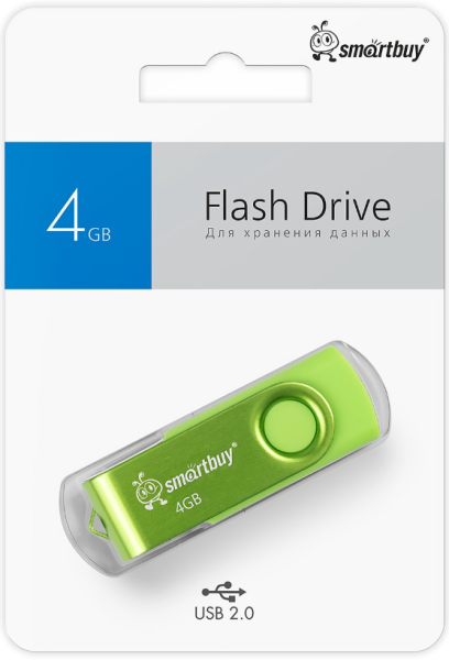 фото Накопитель USB 2.0 4GB SmartBuy SB004GB2TWAG в Омске