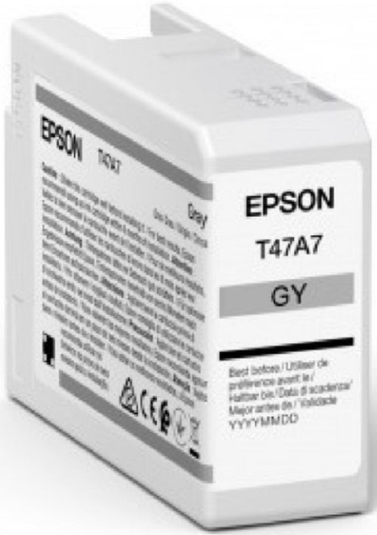 Изображение товара Картридж Epson C13T47A700 T47A серый для Epson SC-P900 профессиональная печать