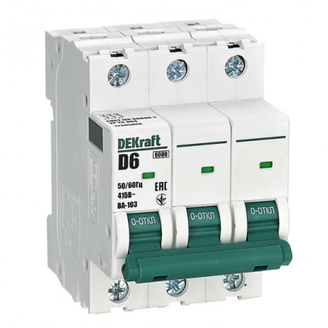 Изображение товара Автоматический выключатель DEKraft 12365DEK