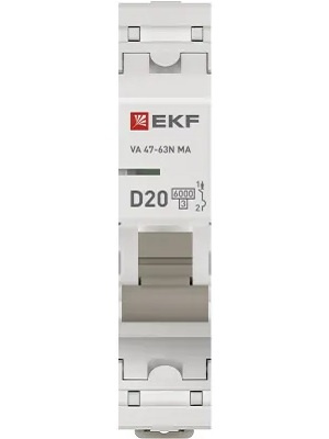 фото Автоматический выключатель  EKF M63MA6120D в Челябинске