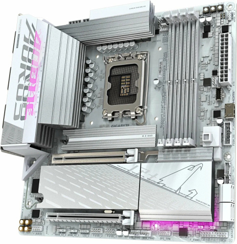 фото Материнская плата mATX GIGABYTE B860M AORUS ELITE WIFI6E ICE в Уфе