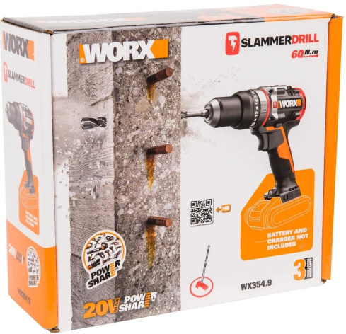 фото Дрель - шуруповерт Worx WX354.9 в Краснодаре