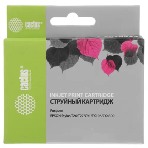 Изображение товара Картридж Cactus CS-EPT0921 для Epson струйные принтеры и МФУ насыщенные цвета