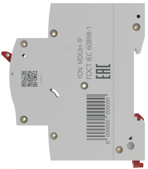 фото Автоматический выключатель модульный DKC MD63H-1PC25