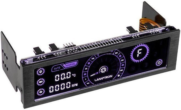 

Панель управления вентиляторами Lamptron LAMP-CM430BUV Fan Controller CM430-UV, LAMP-CM430BUV