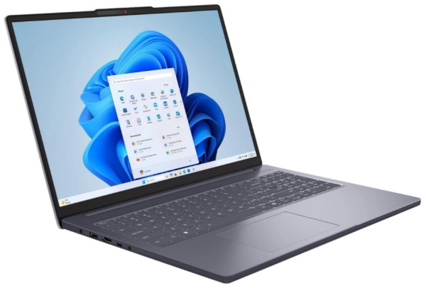 фото Ноутбук Lenovo IdeaPad Slim 3 16ARP10 16" (AMD Ryzen 5, 16Гб DDR5, SSD 512 Гб, Radeon 660M, Без ОС) Серый [83K800CMRM]