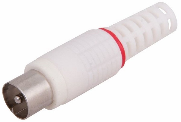 

Разъем PROconnect 05-2041-2 штекер TV без пайки белый, 05-2041-2