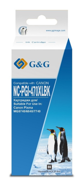 фото Картридж  G&G GG-PGI-470XLBK в Омске
