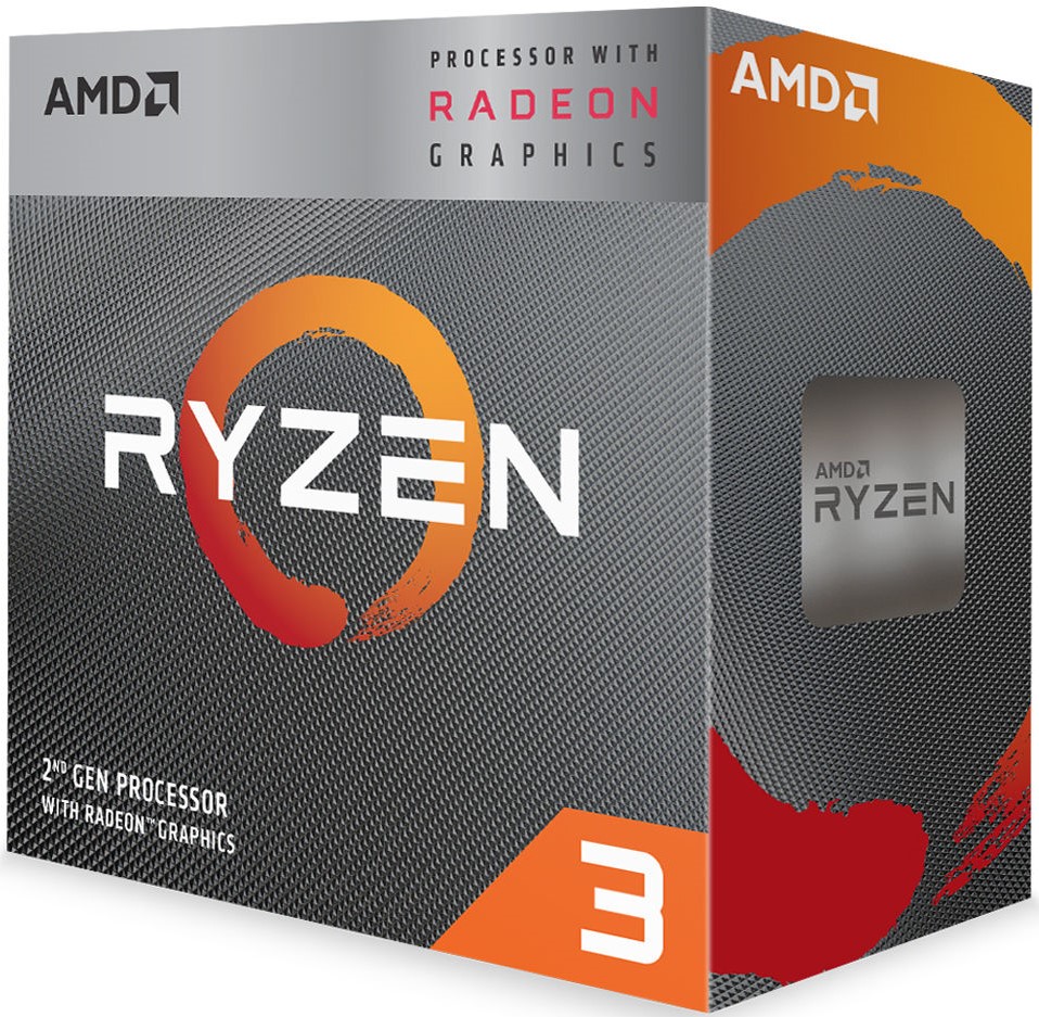 

Процессор AMD Ryzen 3 3200G YD3200C5FHBOX Picasso 4C/4T 4GHz (AM4, L3 4MB, 65W, 12nm, Radeon Vega 8) box with Wraith Spire cooler, Ryzen 3 3200G