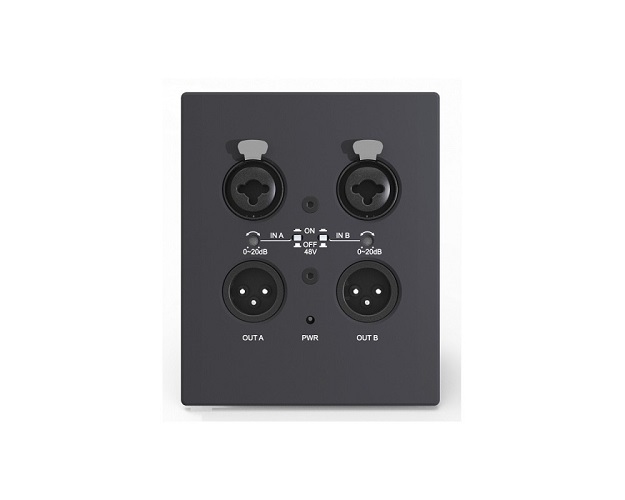 

Микрофон ITC TS-P8802P Панель Dante, 2 входа, 2 выхода, шт, TS-P8802P
