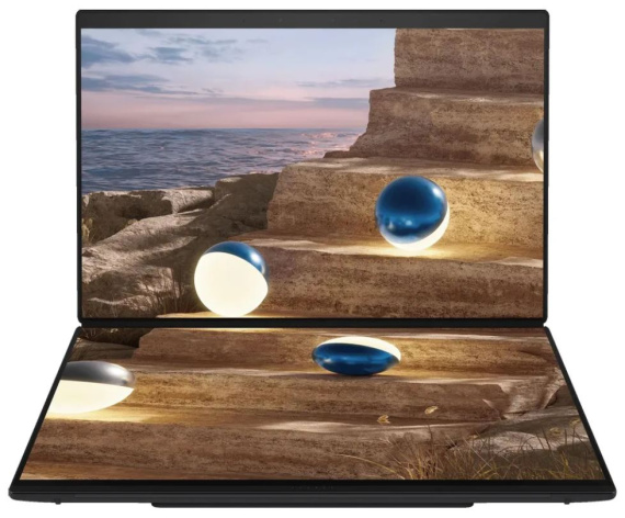 фото Ноутбук  ASUS Zenbook Duo UX8407AA-SN426X в Ростове-на-Дону 14 ", Core Ultra X7, 32 Гб RAM, 1 Тб SSD, Arc graphics, Серый