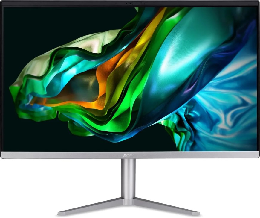 

Моноблок 23.8'' Acer Aspire C24-1300 DQ.BKRCD.006 Ryzen 3 7320U/8GB/512GB SSD/1920x1080/USB kbd/USB mouse/GbitEth/WiFi/BT/cam/65W/Eshell/black, Aspire C24-1300