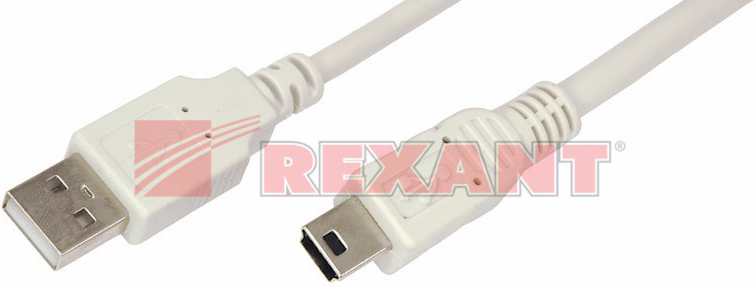 

Кабель Rexant 18-1136 mini USB (male) - USB-A (male) 3M, 18-1136