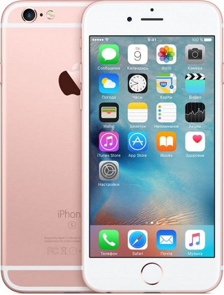 фото Смартфон  Apple iPhone 6S 128Gb Rose Gold MKQW2RU/A