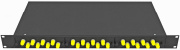 фото Кросс оптический стоечный TopLAN КРС-Top-1U-24ST/U-OM2-BK