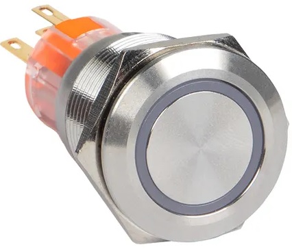 

Кнопка EKF s-pro67-131 S-Pro67 19 мм без фикс. с оранжевой подсв. 230В PROxima, s-pro67-131