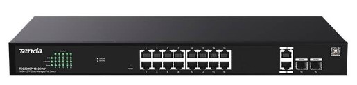 

Коммутатор управляемый Tenda TEG2220P-16-250W PoE, 18 портов, 18x1 Гбит/с, SFP 2x1 Гбит/с, PoE 16x30Вт (до 230Вт), TEG2220P-16-250W