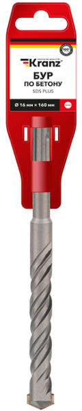 Изображение товара Бур KRANZ KR-91-0033 SDS Plus для бетона 16 мм
