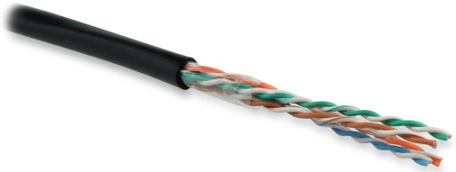 

Кабель витая пара U/UTP 5e кат. 4 пары Hyperline UUTP4-C5E-S24-OUT-PE-BK-100 24AWG(0.51 мм), медь, одножильный (solid), внешний, PE, чёрный, уп/100м, UUTP4-C5E-S24-OUT-PE-BK-100