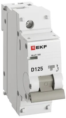 фото Автоматический выключатель  EKF mcb47100-1-125D-pro в Санкт-Петербургe