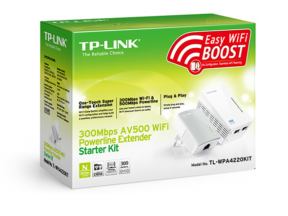 фото Адаптер powerline  TP-LINK TL-WPA4220KIT