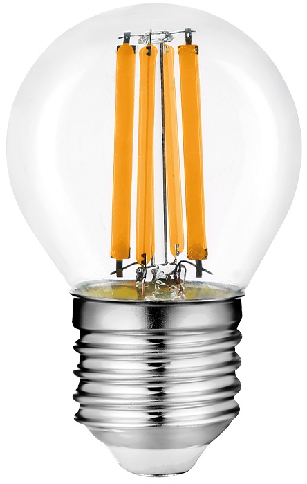 

Лампа светодиодная WOLTA WF-G45-12W6KE27 FILAMENT 12Вт 6500K E27, WF-G45-12W6KE27