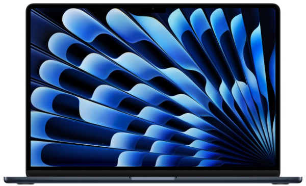 фото Ноутбук  Apple MacBook Air 15 (2024) в Волгограде 15 ", Core m3, 16 Гб RAM, 256 Гб SSD, M3 10-core GPU, Темная ночь