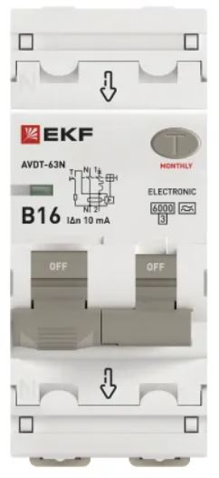 фото Автомат дифференциальный EKF D63N26EA16B10 в Санкт-Петербургe