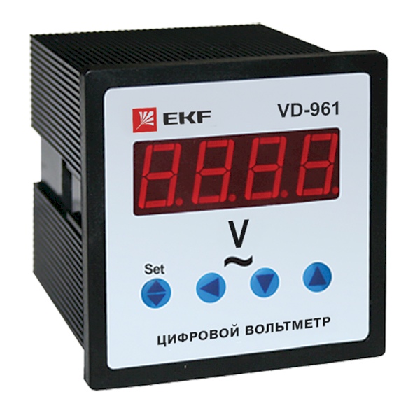 

Вольтметр EKF vd-961 цифровой на панель (96х96) однофазный PROxima, vd-961