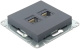 фото Розетка компьютерная двойная EKF UP1-SOG-2RJ45-5