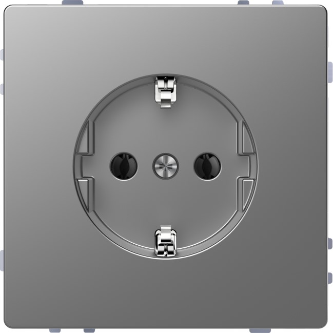 

Розетка Schneider Electric MTN2301-6036 Merten D-Life 16А, с/з, без шторок нержавеющая сталь, MTN2301-6036