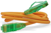 фото Кабель патч-корд Hyperline PC-LPM-UTP-RJ45-RJ45-C6a-3M-LSZH-OR