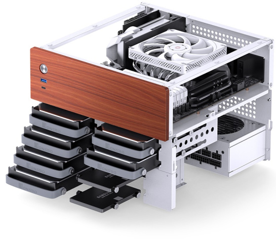 фото Корпус mini-ITX JONSBO N4 White в Волгограде