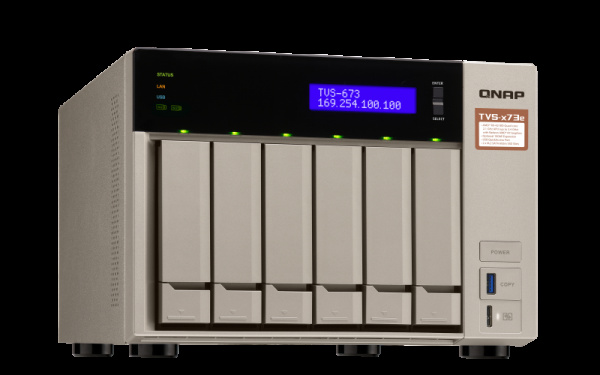 фото Сетевой RAID-накопитель  QNAP TVS-673e-8G в Уфе