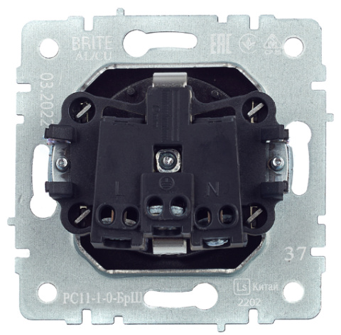 фото Розетка с заземлением  IEK BR-R11-16-K37 в Уфе