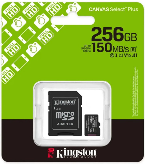 фото Карта памяти microSDXC 256GB Kingston SDCS3/256GB в Красноярске