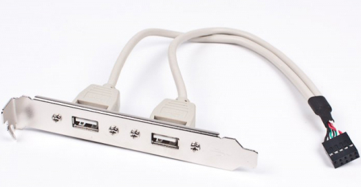 

Планка Gembird CCUSBRECEPTACLE в сист. блок на 2 USB 2.0, , 10pin, CCUSBRECEPTACLE
