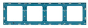 фото Рамка четверная EKF EAM-G-305-30