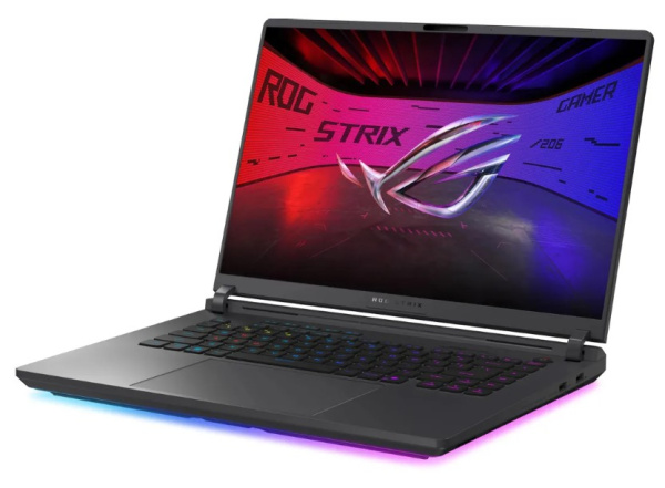 фото Ноутбук ASUS ROG Strix G16 G615JMR-AS74 16" (Intel Core i7, 16Гб DDR5, SSD 1 Тб, GeForce RTX 5060, Windows 11 Домашняя) Серый [90NR0LB1-M000M0]