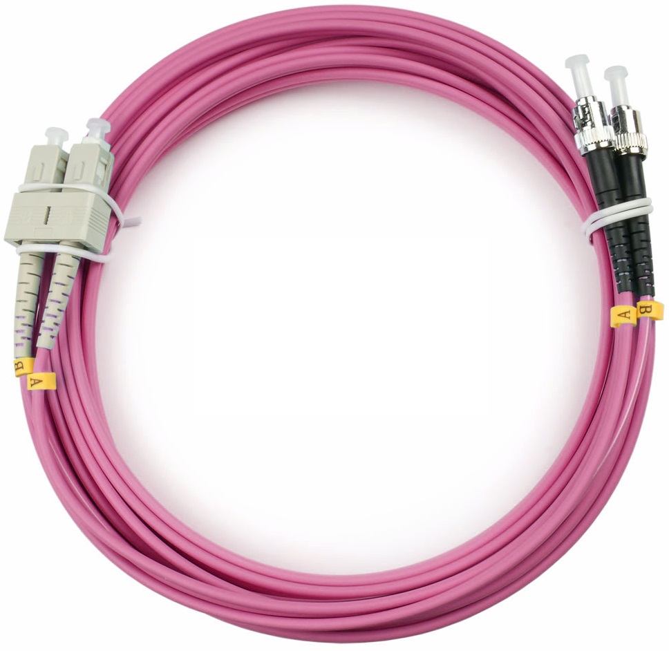 

Кабель патч-корд волоконно-оптический Cabeus FOP-50-OM4-SC-ST-5m duplex, SC-ST 50/125 mm OM4, 5м, LSZH, FOP-50-OM4-SC-ST-5m