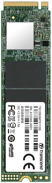 фото Накопитель SSD M.2 2280 Transcend TS128GMTE110S в Екатеринбурге 128 ГБ