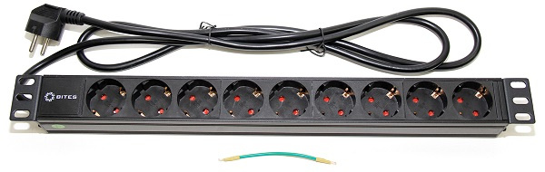 фото Блок розеток 19", 9 розеток 5bites PDU919A-04 в Уфе