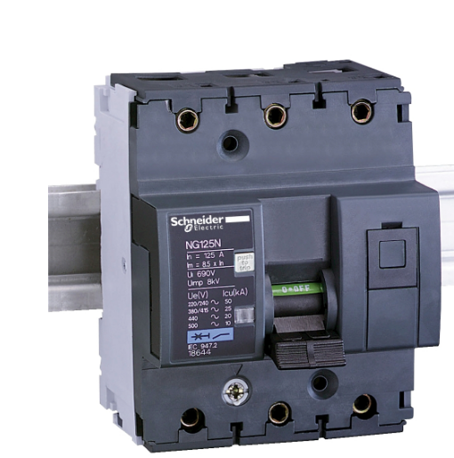 

Автоматический выключатель Schneider Electric 18642 3P 100A (C) 25kA (4,5мод), 18642